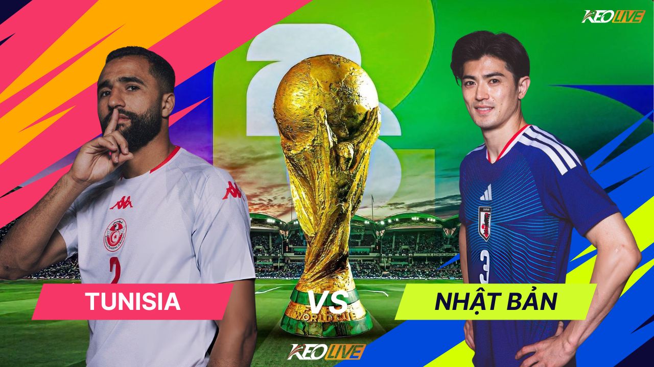 Tunisia vs Nhật Bản sẽ đối đầu nhau  | Keolive