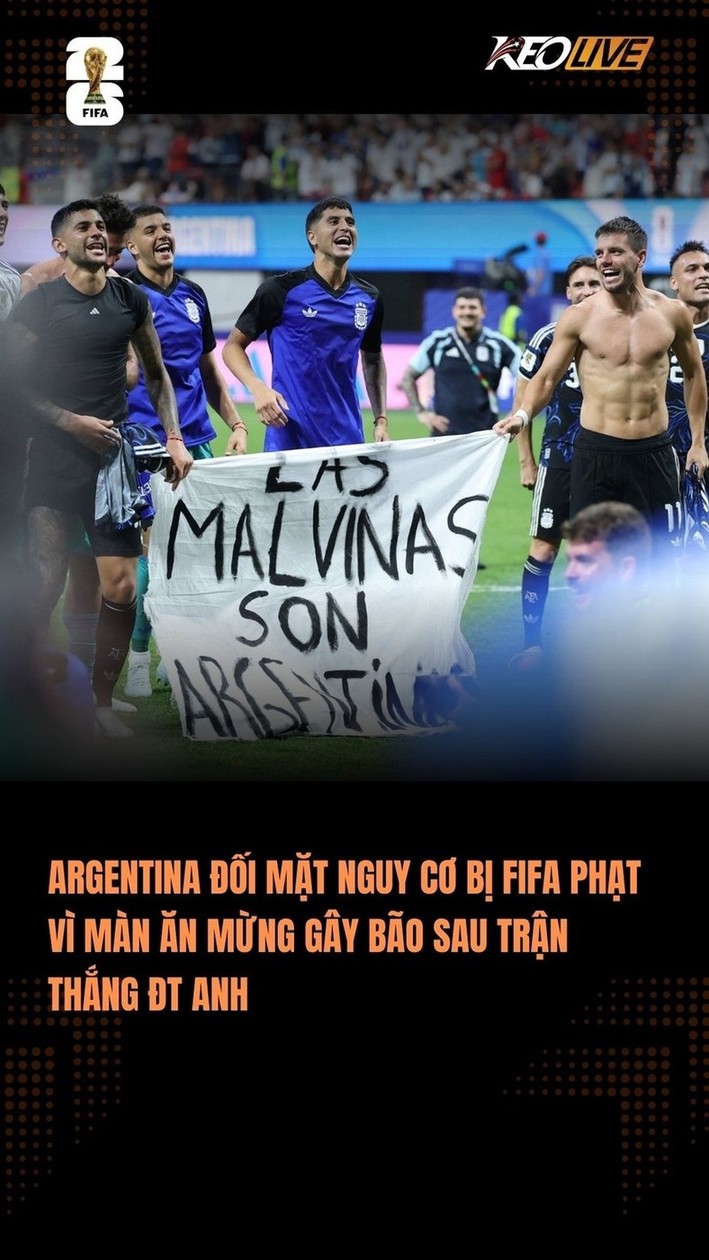 Argentina đối mặt nguy cơ bị FIFA phạt