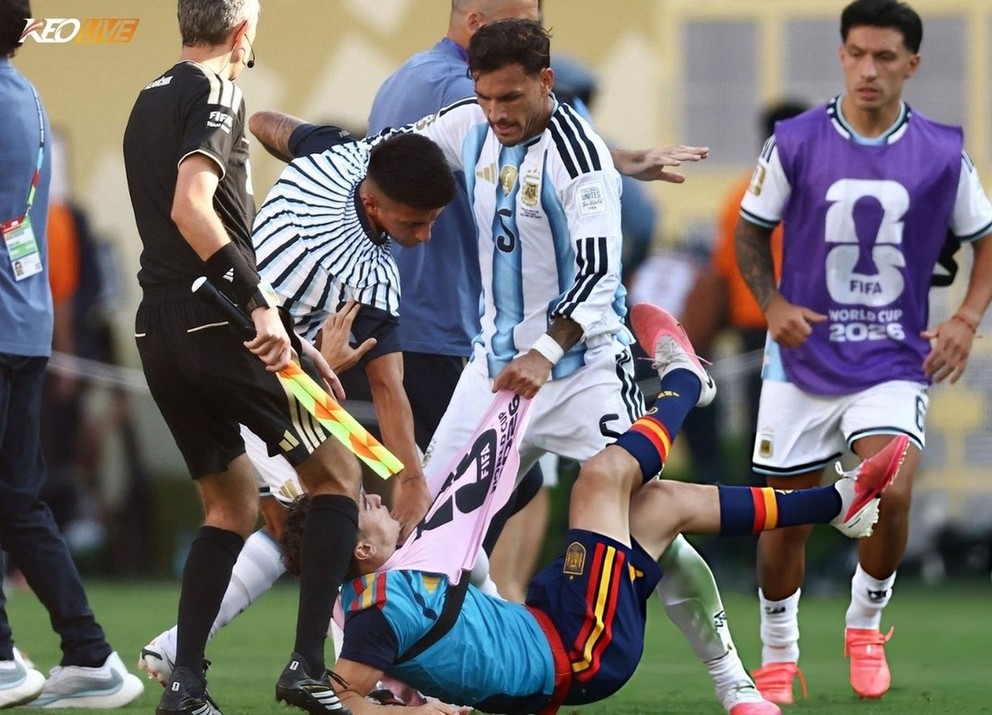 Tây Ban Nha và Argentina đã có cuộc ẩu đả tại chung kết World Cup | Keolive