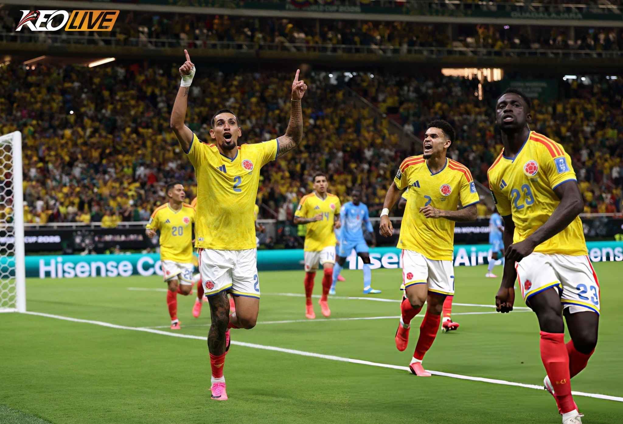 Colombia hiện đang có lợi thế hơn nhờ phong độ vòng bảng ổn định | Keolive