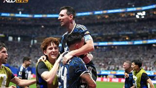 Hình ảnh cho bài Nhà vua vẫn chưa khép lại chương cuối, Messi đưa Argentina vào chung kết