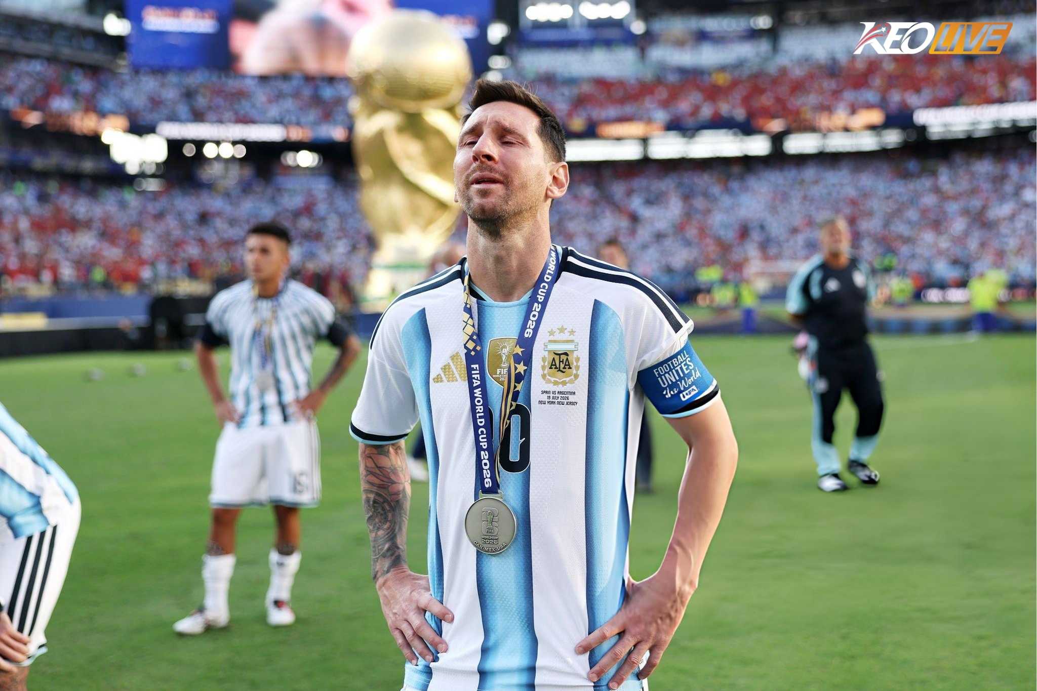 Messi đã không thể bảo vệ được ngôi vương cho Argentina | Keolive