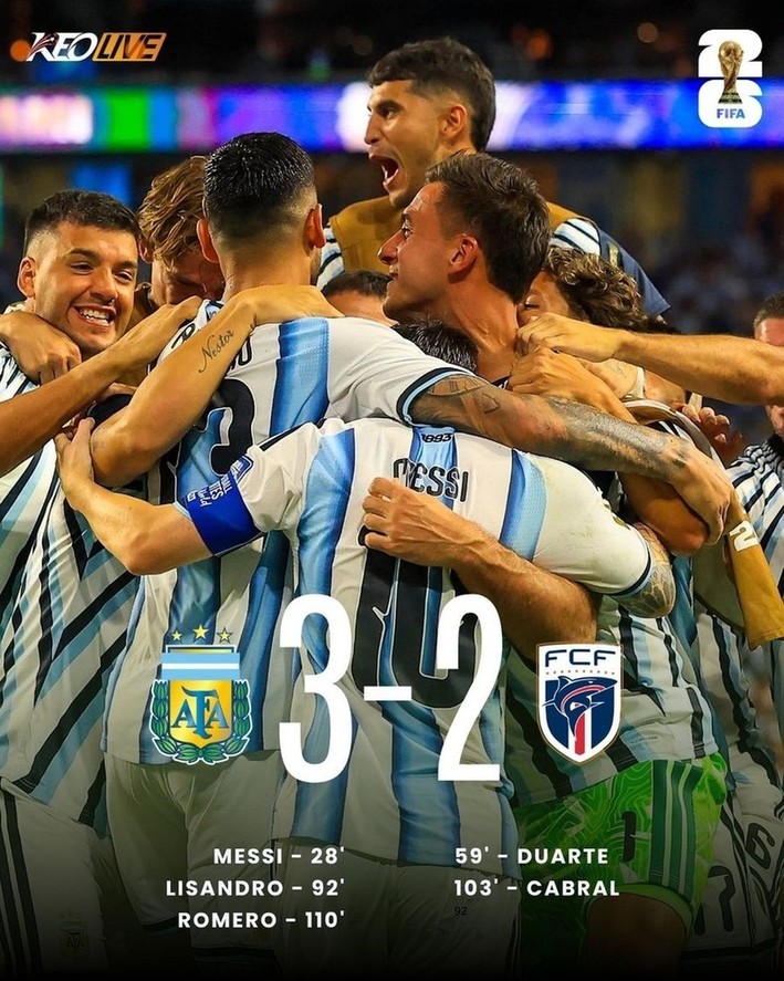 Argentina 3-2 Cape Verde (aet) | Keolive