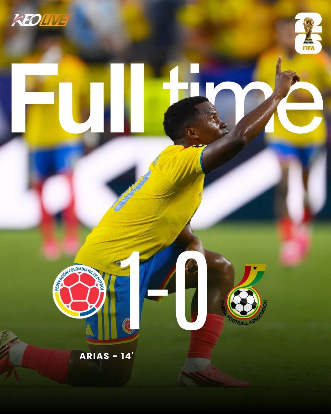 Colombia 1-0 Ghana | Keolive