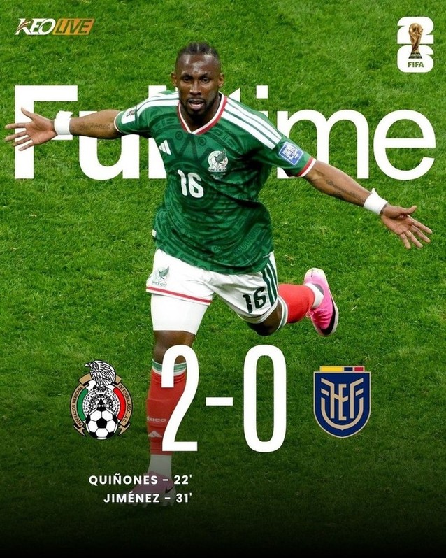 Mexico 2-0 Ecuador | Keolive