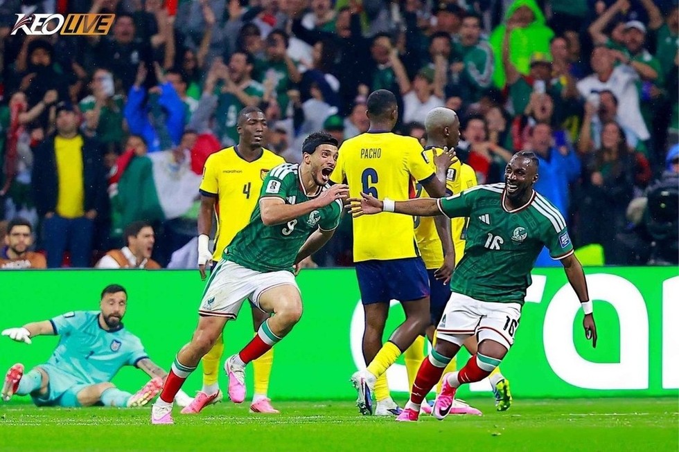 Hai bàn thắng trong hiệp 1 là lợi thế quá lớn để Mexico giành chiến thắng | Keolive