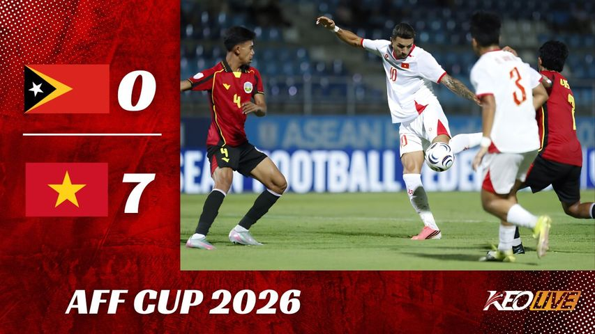 Mô tả hình ảnh cho bài viết Việt Nam thắng Timor Leste 7-0, lập hàng loạt kỷ lục ASEAN Cup