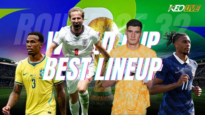Mô tả hình ảnh cho bài viết Đội hình xuất sắc nhất vòng 32 đội World Cup 2026: Siêu chiến đội trong mơ