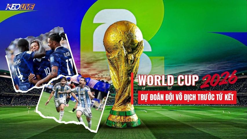 Mô tả hình ảnh cho bài viết Dự đoán World Cup 2026: Pháp là ứng viên số một trước vòng tứ kết