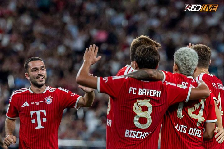 Mô tả hình ảnh cho bài viết Bayern Munich đánh bại Aston Villa trước thềm Siêu cúp châu Âu