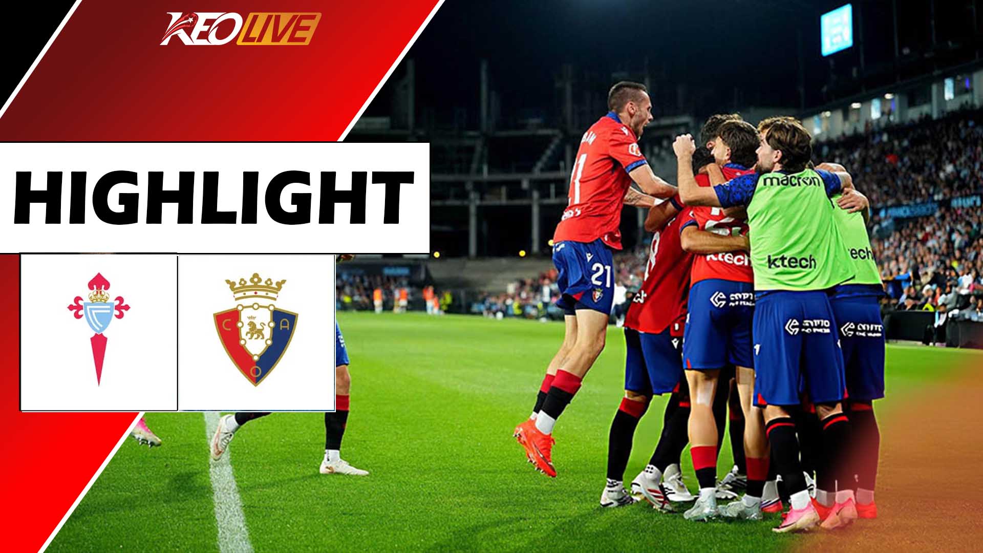 CELTA 1 - 2 CA OSASUNA | RESUMEN LALIGA EA SPORTS