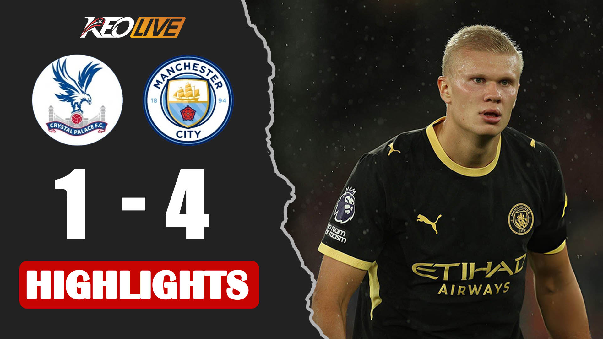 Crystal Palace 1-4 Manchester City | Premier League Highlights