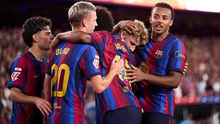 Hình ảnh cho bài Barcelona 2-0 Athletic Bilbao: Rodri ra mắt, Barca toàn thắng