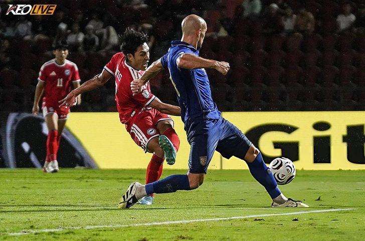 Mô tả hình ảnh cho bài viết Đánh bại Thái Lan ngay tại Rajamangala, Singapore ngẩng cao đầu rời giải