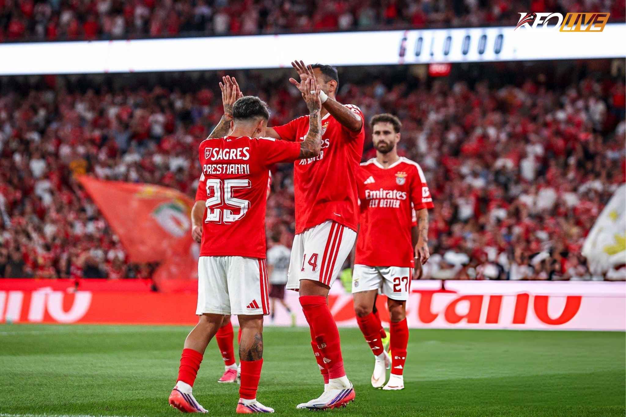 Benfica dễ dàng đặt vé vào vòng tiếp theo | Keolive