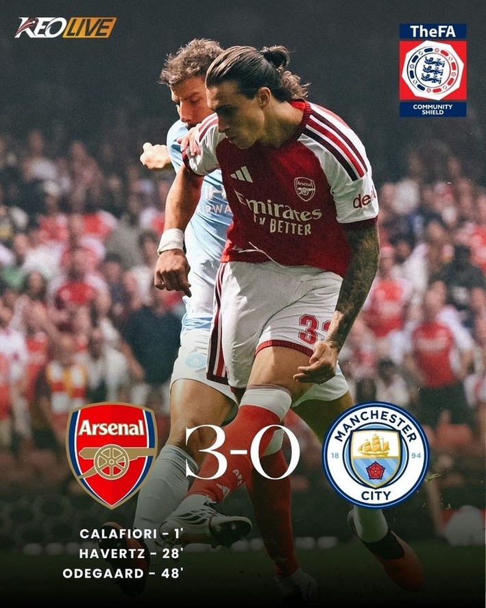 Arsenal 3-0 Manchester City | Keolive