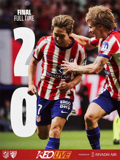Atlético Madrid 2-0 Malaga | Keolive