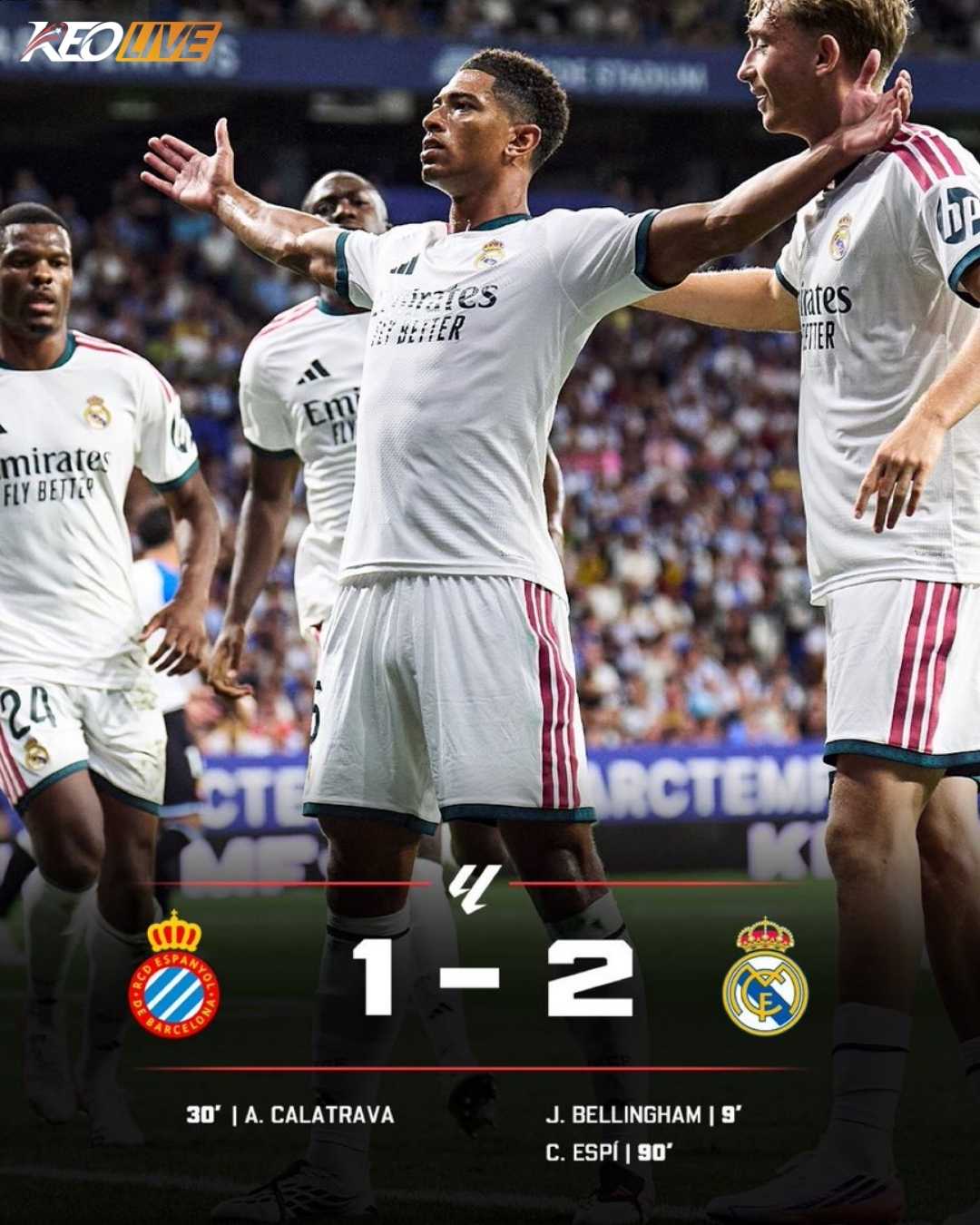 Espanyol 1-2 Real Madrid | Keolive