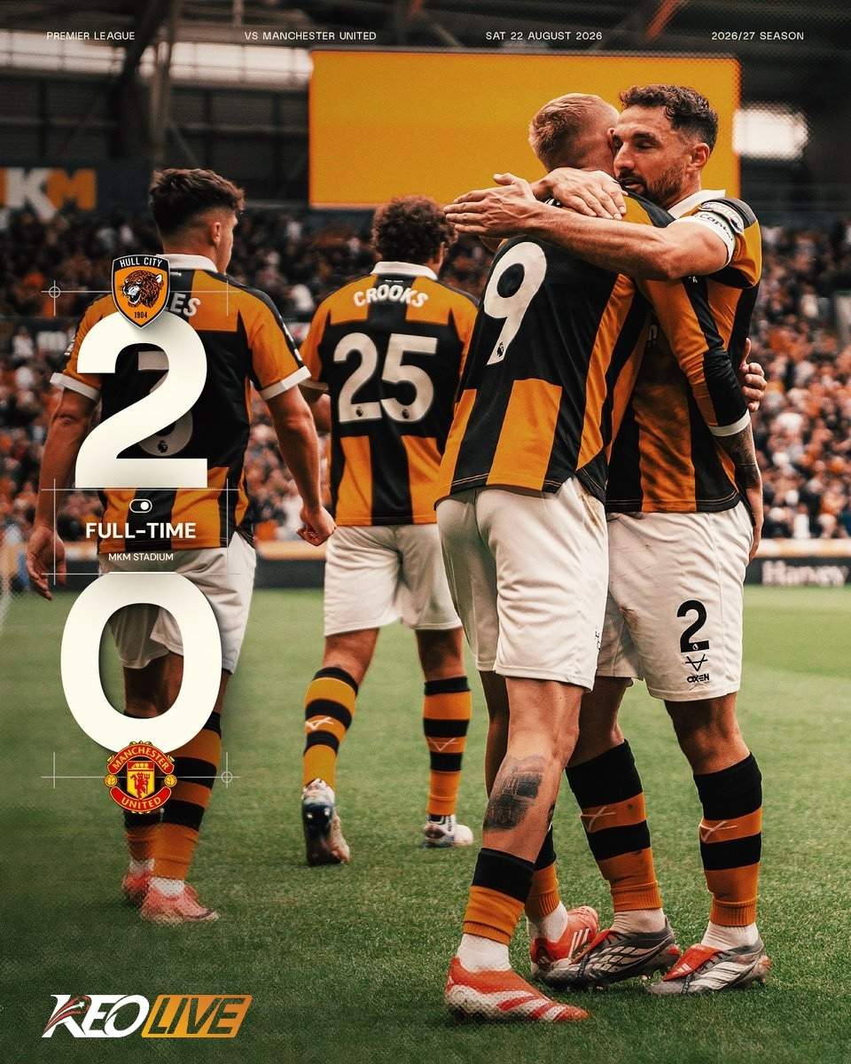 Hull City 2-0 Manchester United | Keolive