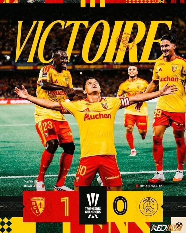 RC Lens 1-0 Paris Saint German | Keolive