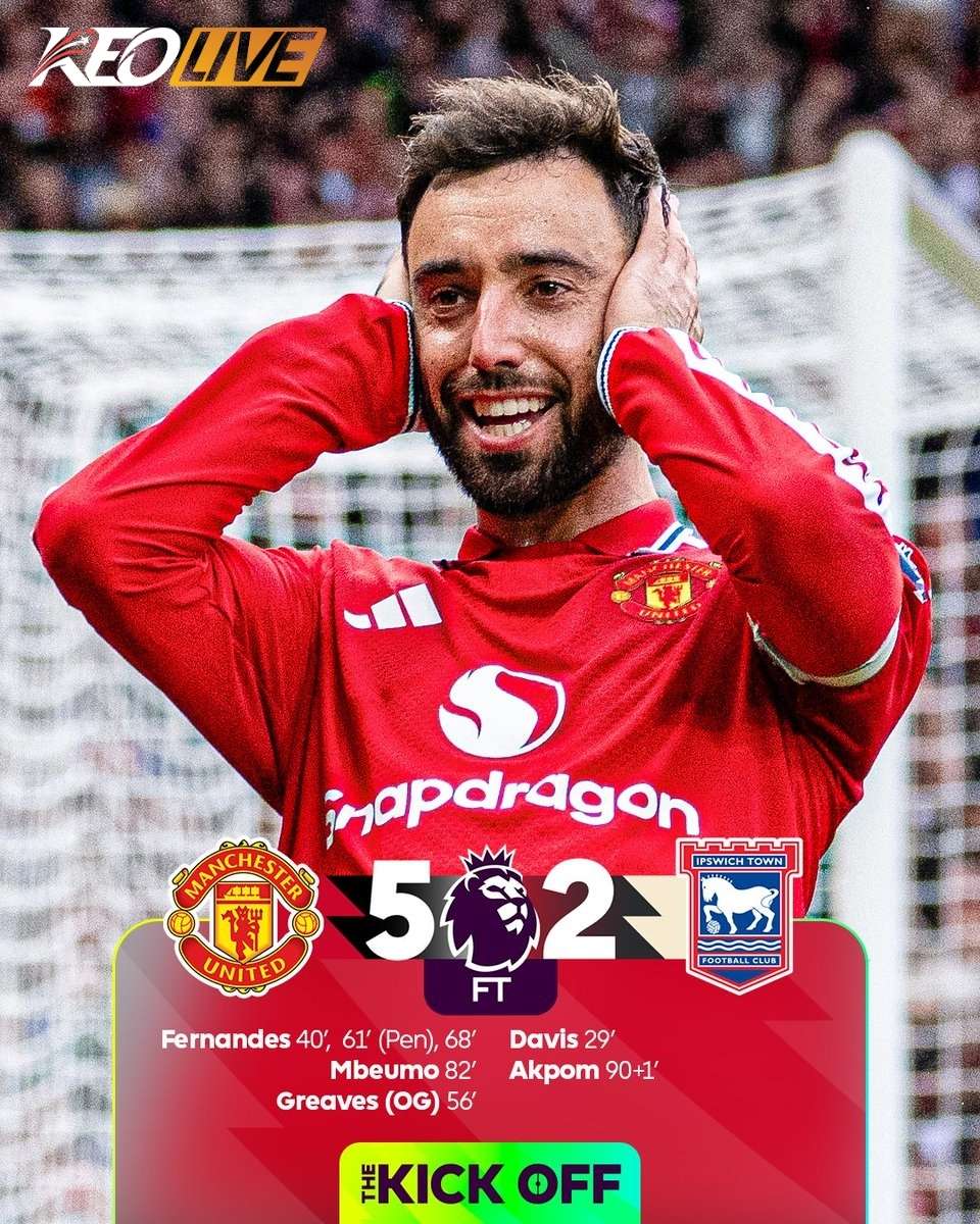 Manchester United 5-2 Ipswich Town | Keolive