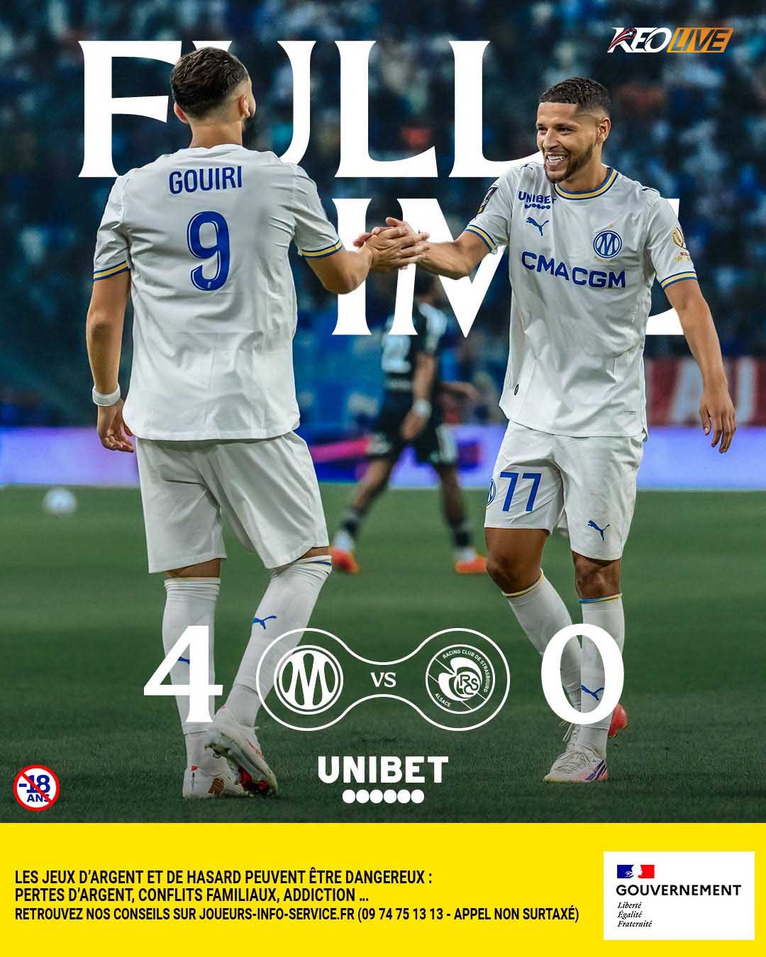Marseille 4-0 Strasbourg | Keolive