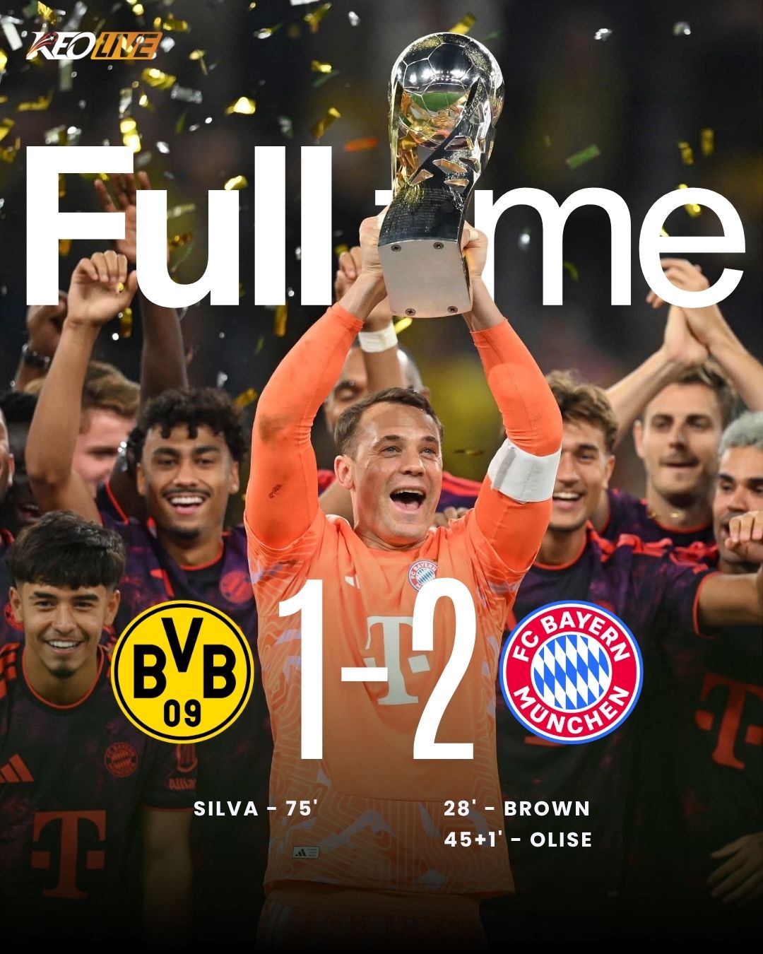 Dortmund 1-2 Bayern Munich | Keolive
