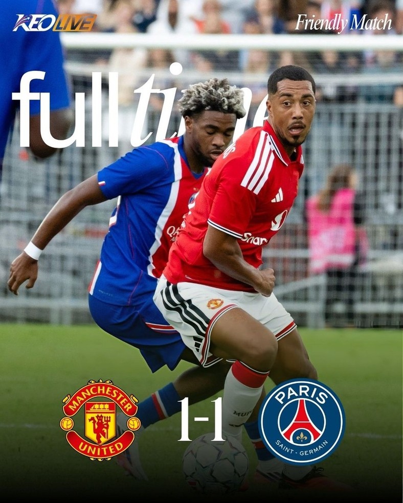Manchester United 1-1 Paris Saint-German | Keolive