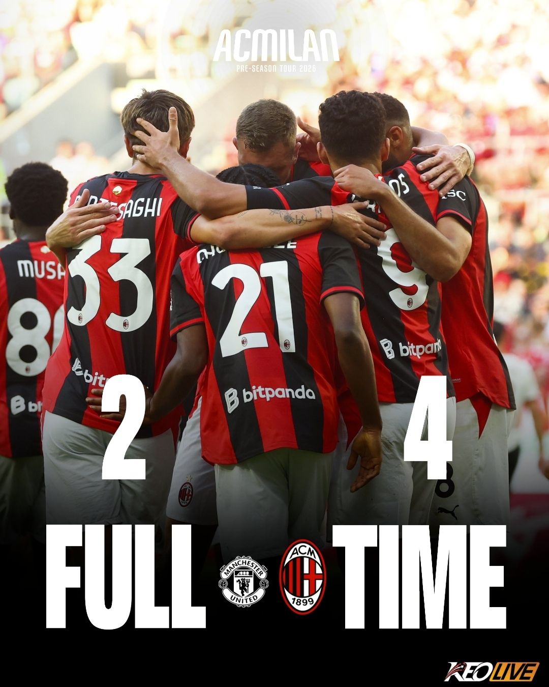 Manchester United 2-4 AC Milan | Keolive