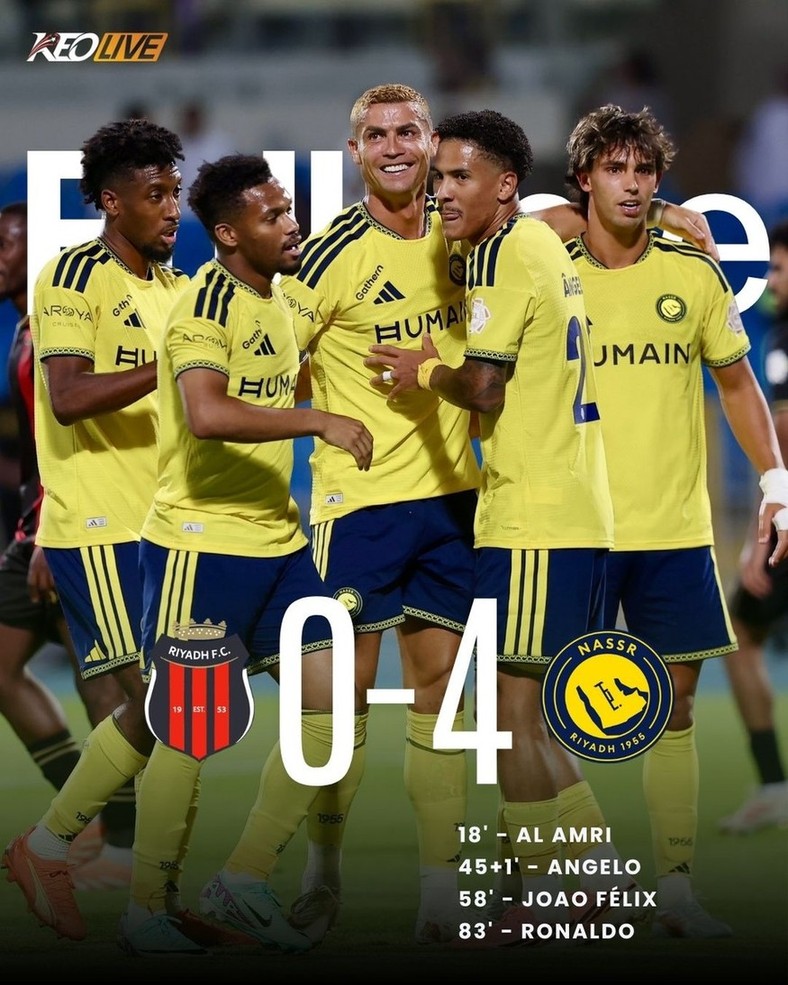 Al-Riyadh 0-4 Al-Nassr | Keolive