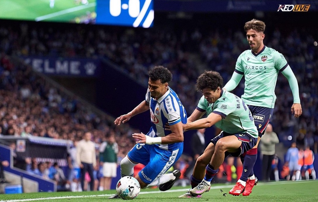 Levante đối mặt bài toán khó tại RCDE Stadium  | Keolive