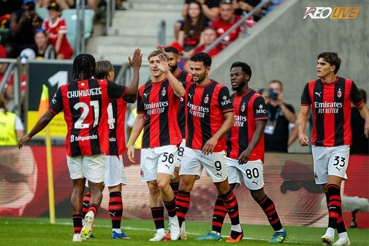Mô tả hình ảnh cho bài viết AC Milan 4-2 Man Utd: Amorim thắng đậm ngày gặp lại đội bóng cũ