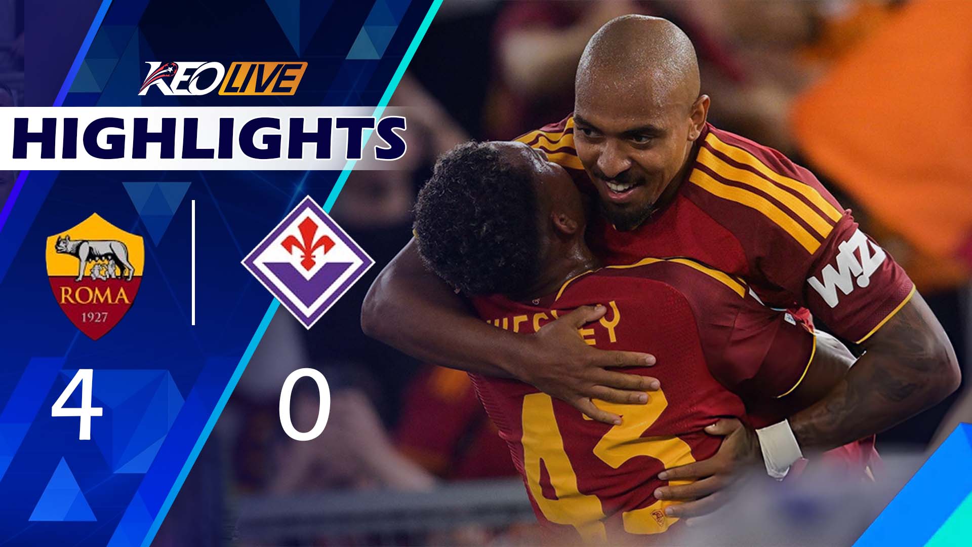 Highlights: Roma - Fiorentina 4-0