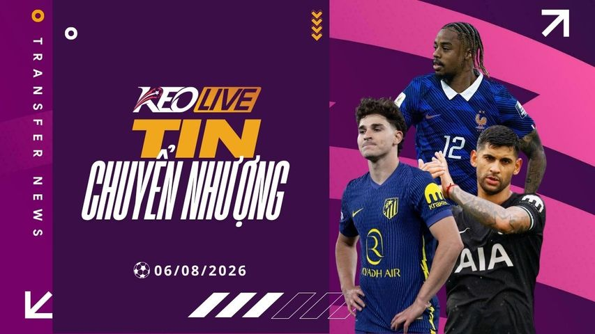 Mô tả hình ảnh cho bài viết Cập nhật chuyển nhượng 06/08/2026: Bom tấn chờ ngày khai hỏa