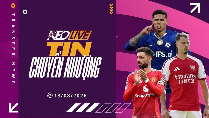 Mô tả hình ảnh cho bài viết Cập nhật tin chuyển nhượng 13/08/2026: Man Utd trước nguy cơ mất trụ cột