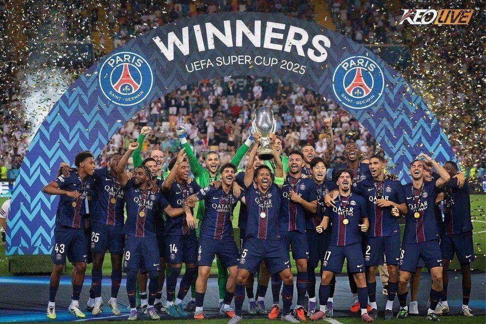 PSG đang là đương kim vô địch UEFA Super Cup 2025 | Keolive