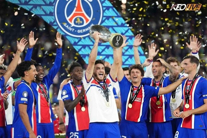 Hình ảnh minh họa cho bài viết PSG hạ Aston Villa 2-1, bảo vệ thành công Siêu cúp châu Âu
