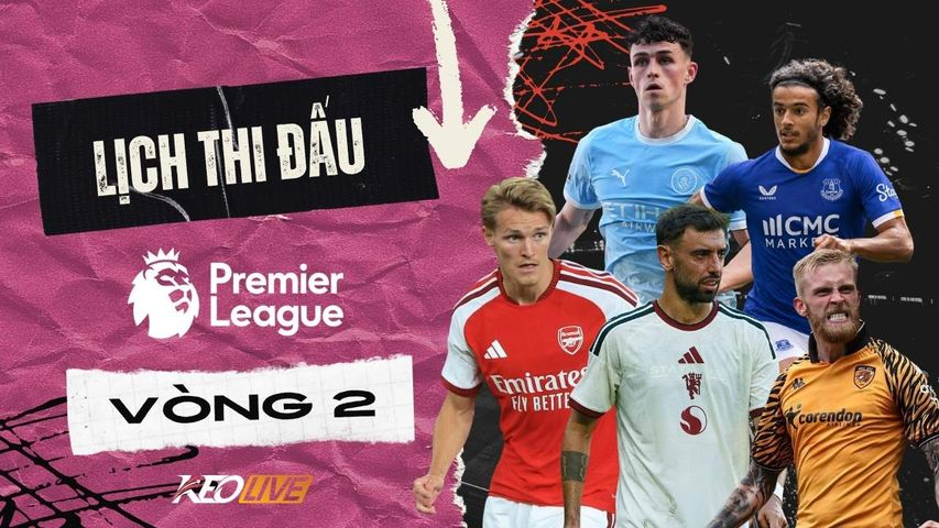 Mô tả hình ảnh cho bài viết Lịch thi đấu vòng 2 Premier League 2026/27: Cuộc đua nóng dần