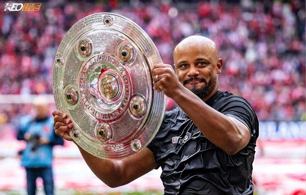 Vincent Kompany được bầu là HLV xuất sắc nhất năm tại Đức | Keolive