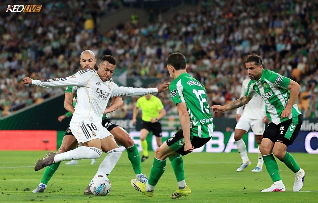 Betis sẽ phải vượt qua thử thách rất khó khăn mang tên Real Madrid  | Keolive