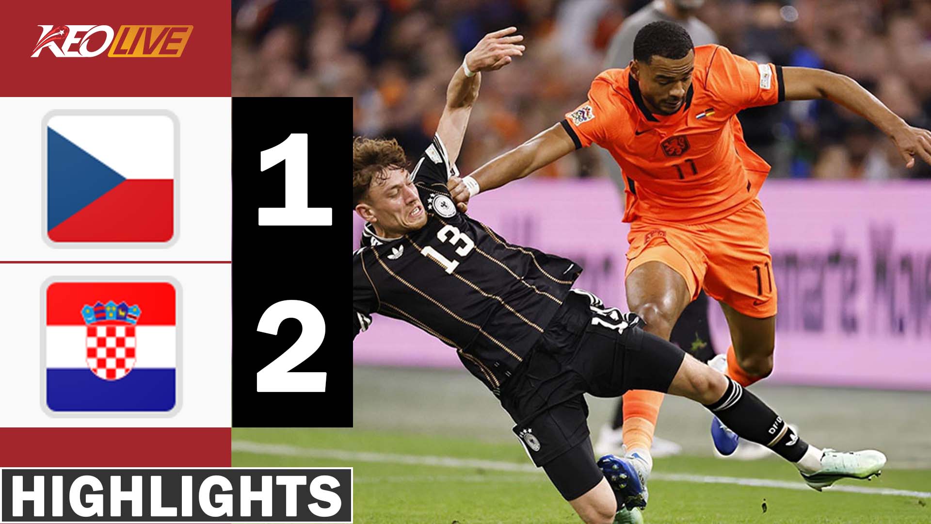 HIGHLIGHTS CỘNG HÒA SÉC - CROATIA | MODRIC - PERISIC TẠO RA SỰ KHÁC BIỆT | NATIONS LEAGUE 26-27