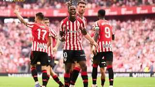 Hình ảnh cho bài Tăng tốc bất ngờ đầu hiệp hai, Athletic quật ngã Atletico ba bàn không gỡ