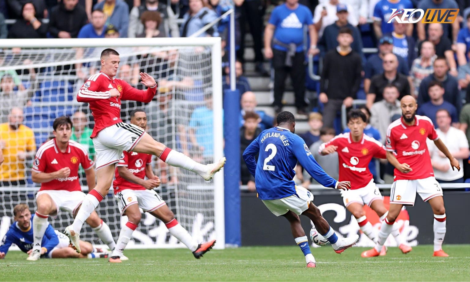 Siêu phẩm của Maitland-Niles giữ lại 1 điểm cho Everton | Keolive