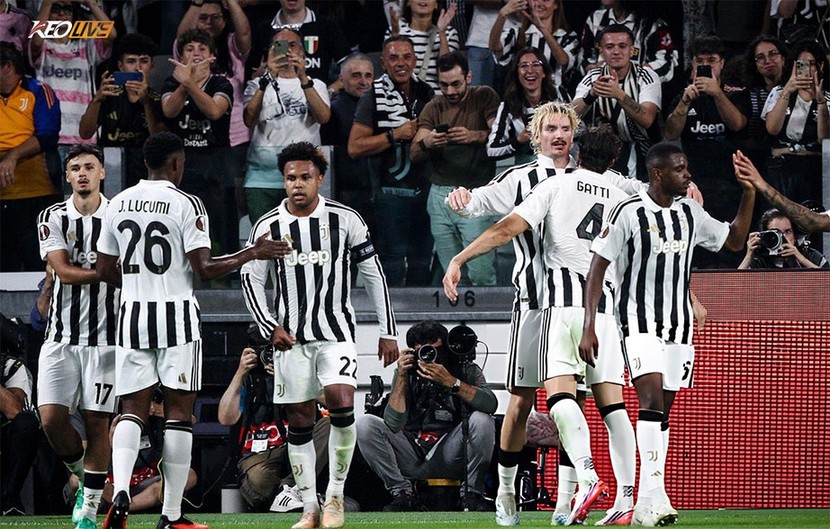 Juve dễ dàng có 3 bàn dẫn trước sau 45 phút | Keolive