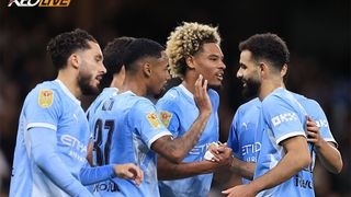 Hình ảnh cho bài Tài năng trẻ Samba lập cú đúp, Man City thắng áp đảo Norwich với đội hình B