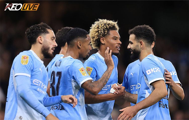 Mô tả hình ảnh cho bài viết Tài năng trẻ Samba lập cú đúp, Man City thắng áp đảo Norwich với đội hình B