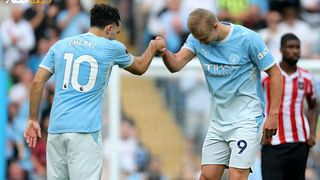 Hình ảnh cho bài Mưa bàn thắng tại Etihad, Man City đánh bại Sunderland trong trận cầu 8 bàn