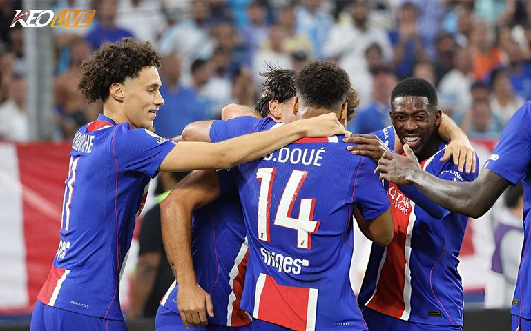 Mô tả hình ảnh cho bài viết Marquinhos trở thành người hùng trong chiến thắng của PSG trước Marseille 