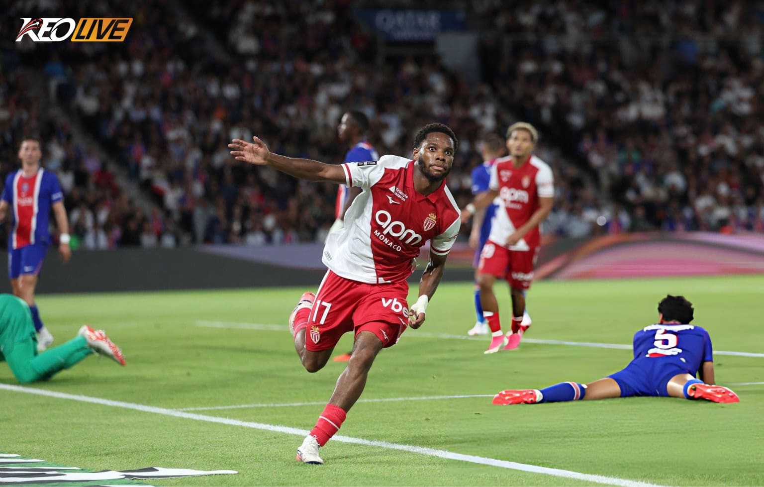 Monaco là đội đầu tiên đánh bại PSG trong mùa giải này | Keolive
