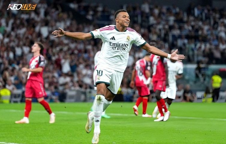 Mô tả hình ảnh cho bài viết Mbappé lập cú đúp, Los Blancos tìm lại mạch thắng trước Vallecano
